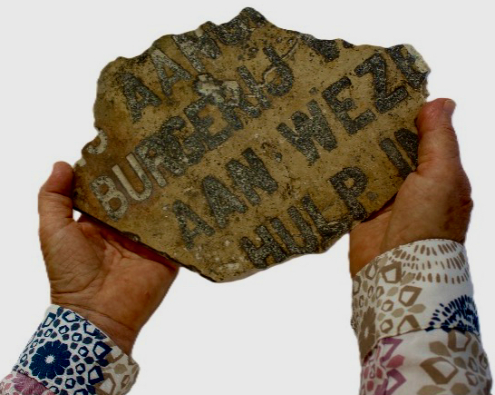 Geven voor vrijheid - Wezep steen